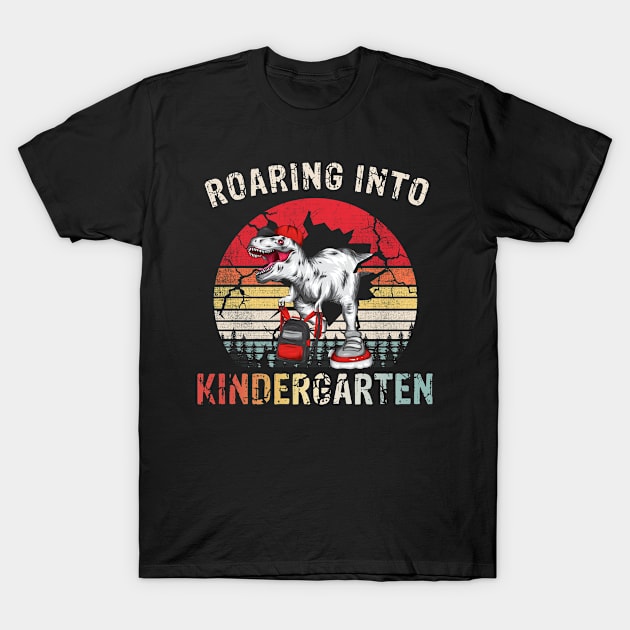 I'm ready to Crush Kindergarten Dinosaur Back To School T-Shirt by TeeBlade